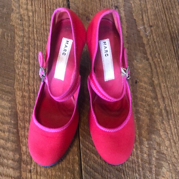 Marc Jacobs Color block canvas heels - Picture 2 of 6